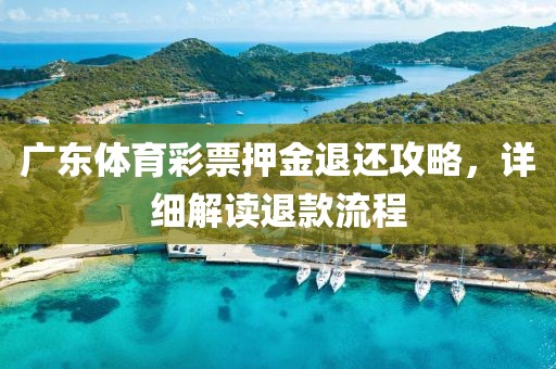 广东体育彩票押金退还攻略，详细解读退款流程