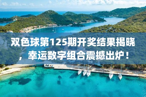 双色球第125期开奖结果揭晓，幸运数字组合震撼出炉！